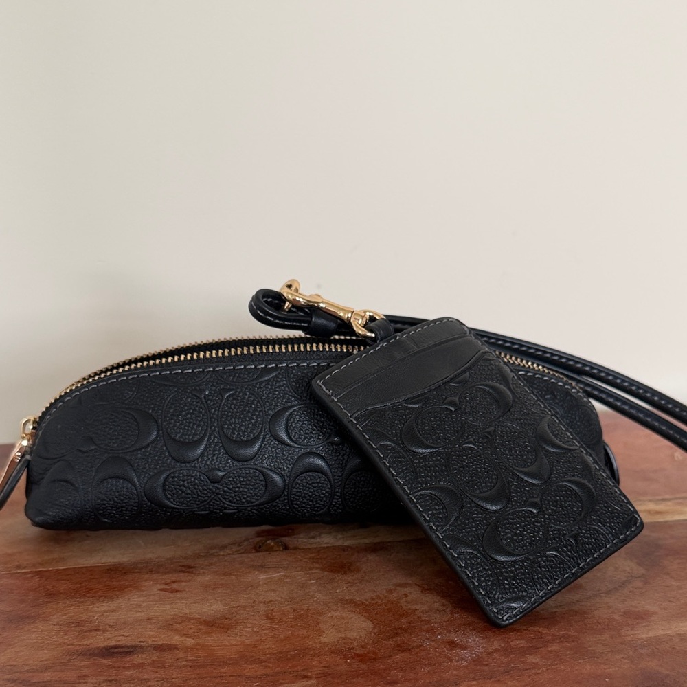 Coach Pencil Case and Lanyard